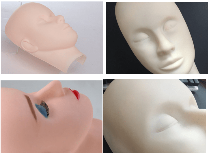 Eyebrow Lip 3D Practice Skin Korean 3D Silicone Full Face Practice Eyebrow Bleaching Lips