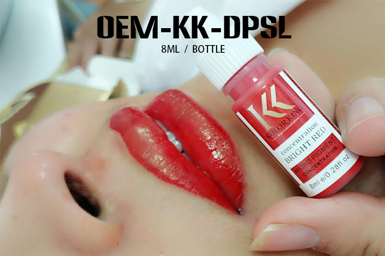 High Concentration Kolor King Pigments Permanent Makeup Ink for Eyeliner / Lip