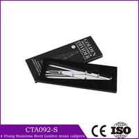 Microblading Divider 4 Prong Stainless Steel Golden mean calipers For Semi Permanent Makeup Eyebrows design
