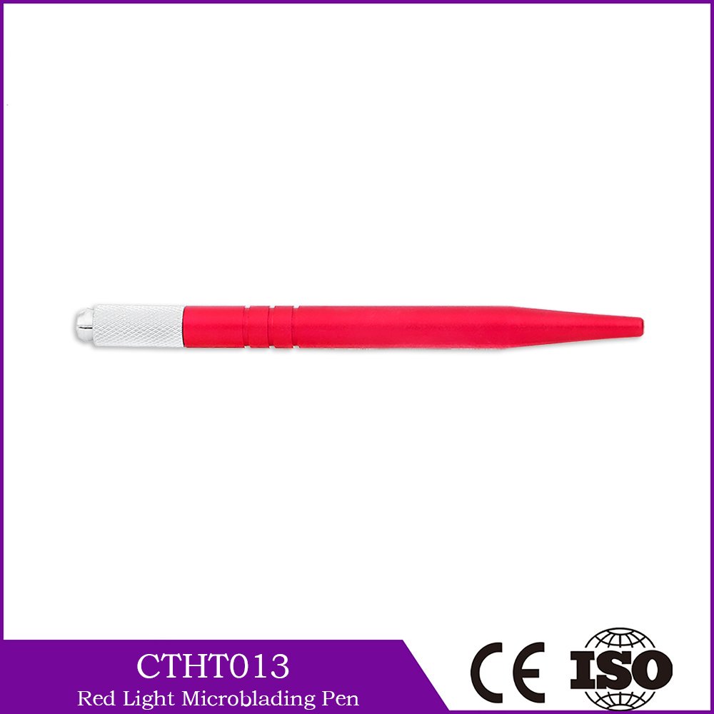 Red Microblading Manual Pen Semi Permanent Makeup Hand Tool for Hairstoking
