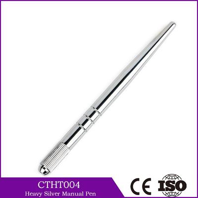 Heavy Silver Manual Pen Microblading Pen for Eyebrow Hairstroke Hand Tool