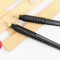 Black Disposable Manual Tools For Microblading Shading Double Rows Eyebrow Tattoo Blade