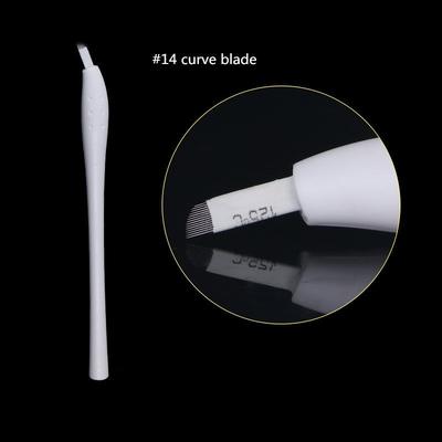 Microblading Disposable Pen Factory , OEM Disposable Microblading Handle with #14 Blade for Sale