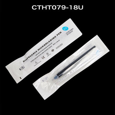 Lushcolor Black Disposable Microblading Pen With 18U Shape Blade