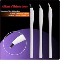 Lushcolor High Quality Eo Gas Sterilized Disposable Microblading Plastic Eyebrow Manual Tattoo pen
