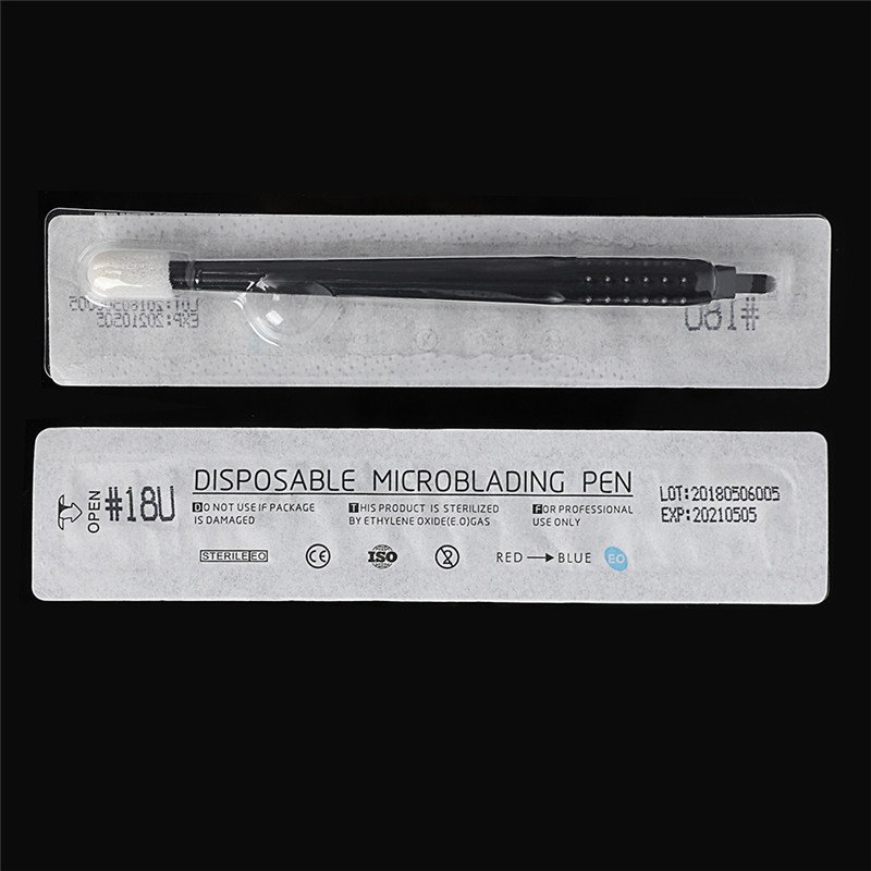 Best Disposable Microblading Pen Factory Blister Package Microblades with Blades for Eyebrow Manual Tattoo