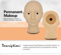High-quality Rubber Professional Model Head Permanent Makeup Practice Skin