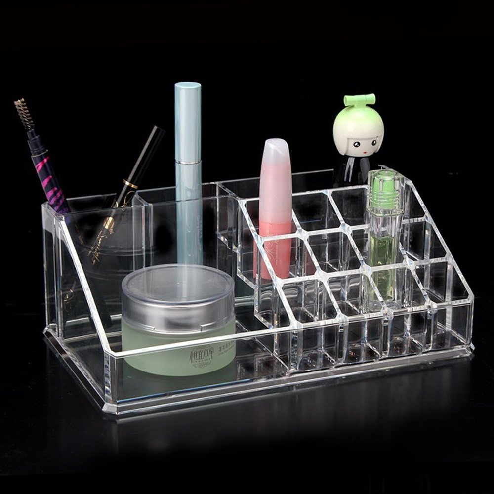 Multifunctional Transparent Acrylic Holder 16 For Permanent Makeup Pigment