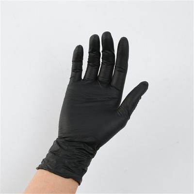Black Disposable Nitrile Gloves For Permanent Makeup Operation