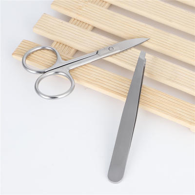 Durable Stainless Steel Sliver Scissors For Permanent Makeup