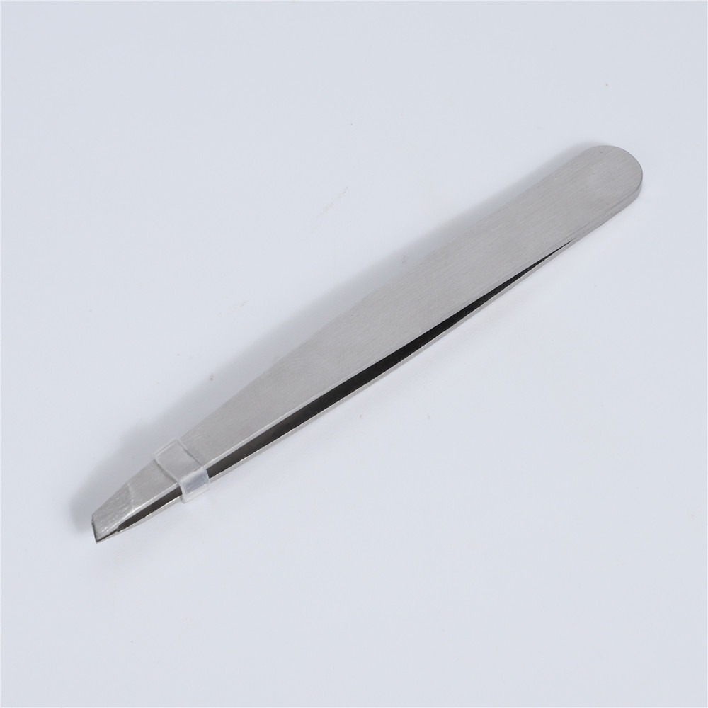 New Arrival Stainless Steel Oblique Eyebrow Tweezers For Pulling Eyebrows