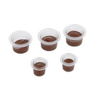 Factory Supplier Transparent Permanent Makeup Tattoo Ink Cups For Academy / Store / Salon