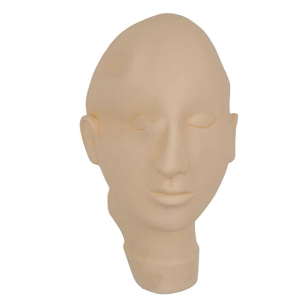 Rubber Permanent Makeup Training Practice Head Model Mask For Practice