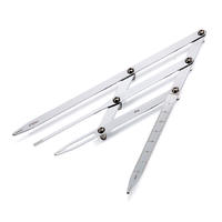 Stainless Steel Eyebrow Tattoo Ruler Sliver Ratio Permanent Makeup Calipers Stencil