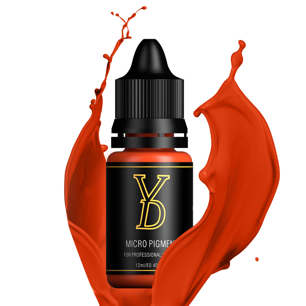 Factory Supplier YD Liquid Ink Special Red Lip Pure Plant Pigment for Permanent Makeup Machine