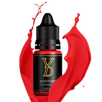 Factory Supplier YD Liquid Pigment Poppy Red Lip Pure Plant Microigmentation for Permanent Makeup Machine