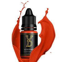 Factory Supplier YD Liquid Pigment Bright Red Lip Ink Pure Plant Microigmentation for Permanent Makeup Machine