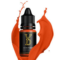 Factory Supplier YD Liquid Pigment Bright Orange Lip Ink Pure Plant Microigmentation for Permanent Makeup Machine