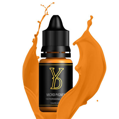 Factory Supplier YD Liquid Pigment Fresh Orange Lip Ink Pure Plant Microigmentation for Permanent Makeup Machine