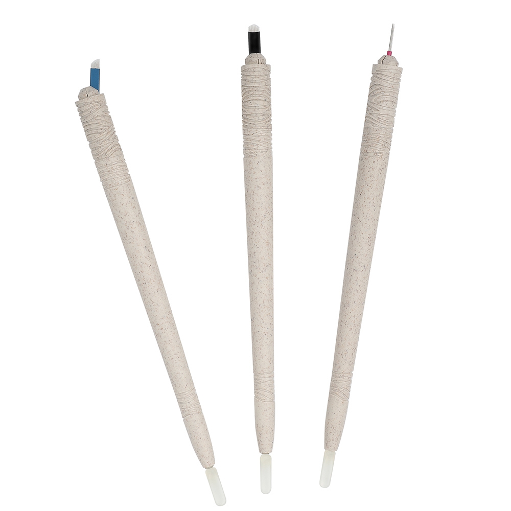 Factory Direct Biodegradable Disposable Miroblading Eco-Holder Manual Pen For Permanent Makeup Artists