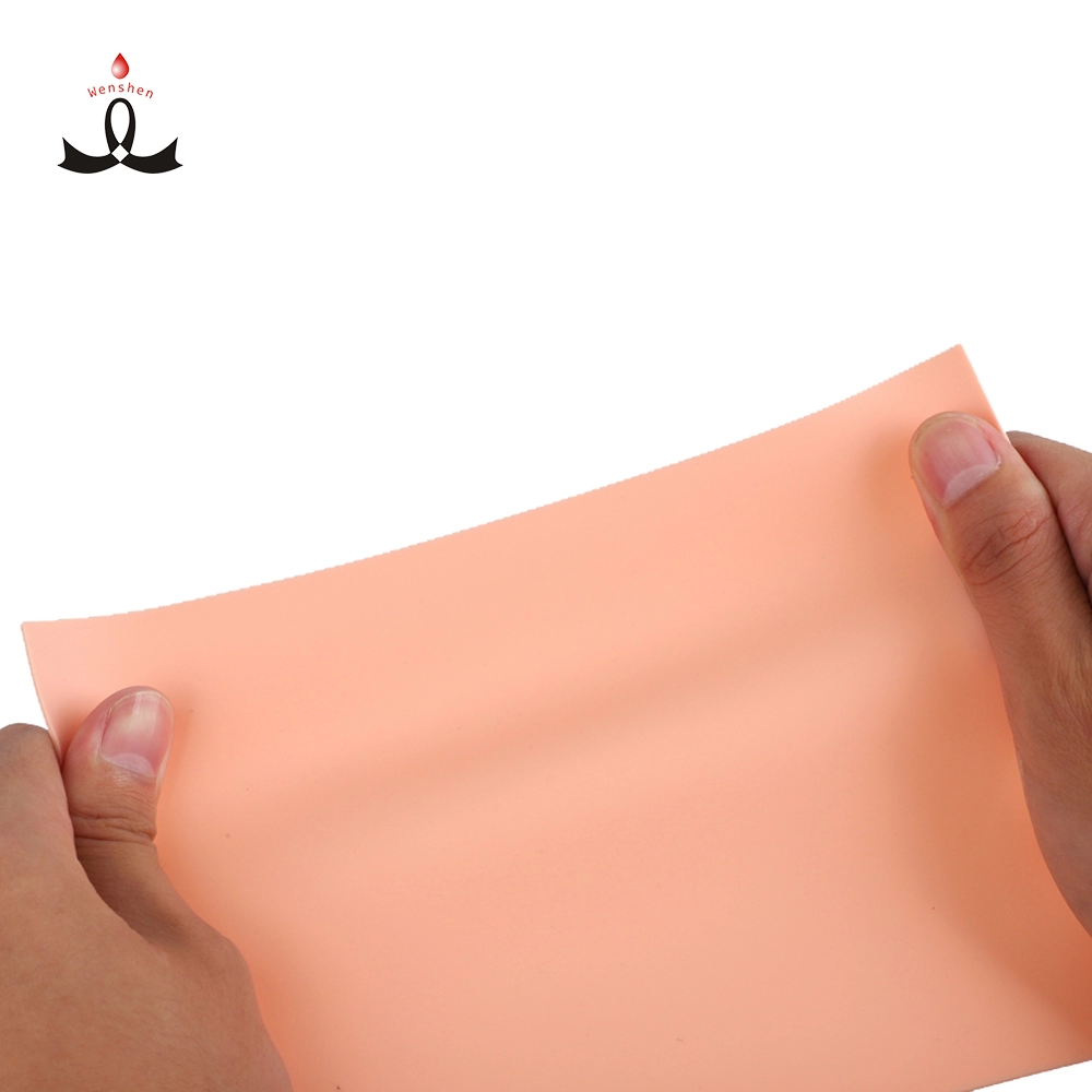 New Soft Pink Latex Blank PMU Practice Skin For Microblading Training Beginner